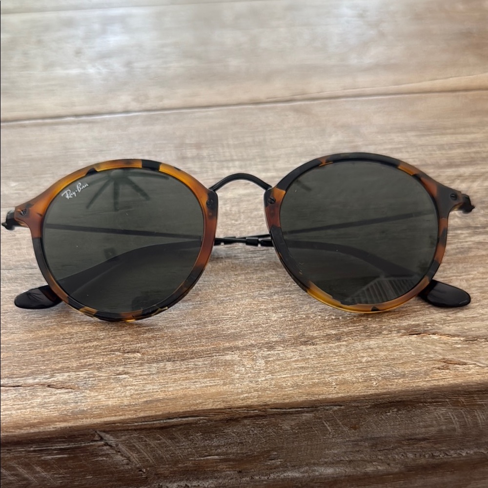 Ray-Ban Round Fleck Sunglasses